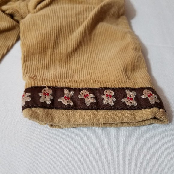 Gymboree 3-6 Month Gingerbread Boy Pants, Bodysuit, bib & 0-3 socks Outfit NWT - Picture 8 of 8